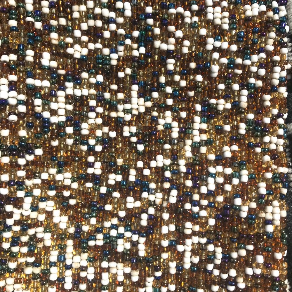 vintage seed bead purse - Picture 2 of 7